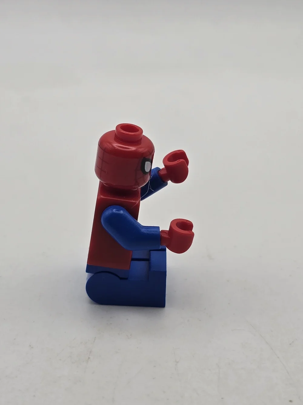 LEGO Minifigure Spider-Man Metallic Blue Eye Highlights sh536 Super Heroes